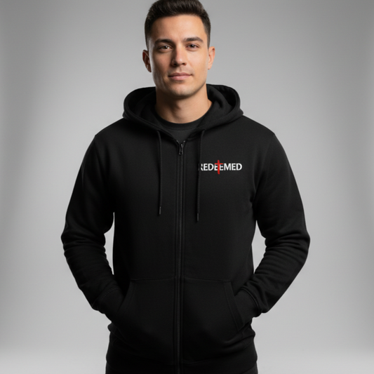 Redeemed Men’s Soft Hooded Sports Jacket