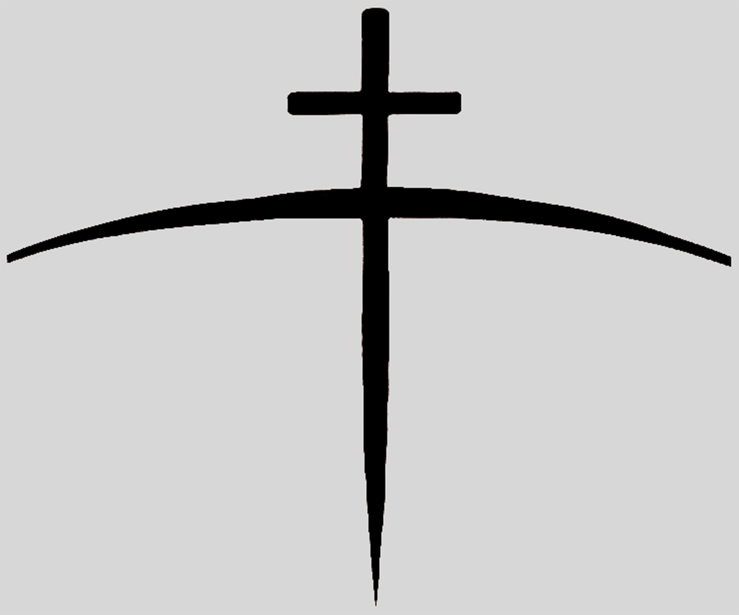 Cross on the horizon