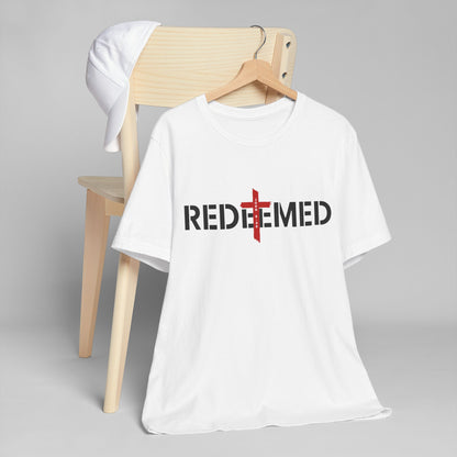 Redeemed T-Shirt — Christian Cross Faith Tee
