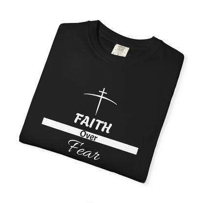 Faith over Fear Christian T-Shirt (Black)