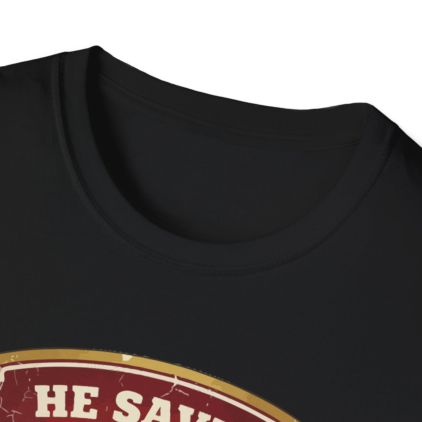 He Saves T-Shirt – “100% Pure Grace” Christian Faith Tee