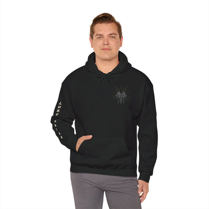 Surrender Hoodie — Christian Faith Cross Pullover ("Surrender, not my will but Yours")