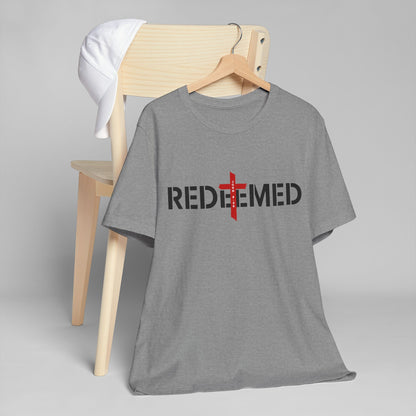 Redeemed T-Shirt — Christian Cross Faith Tee