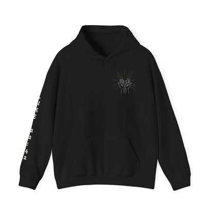 Surrender Hoodie — Christian Faith Cross Pullover ("Surrender, not my will but Yours")