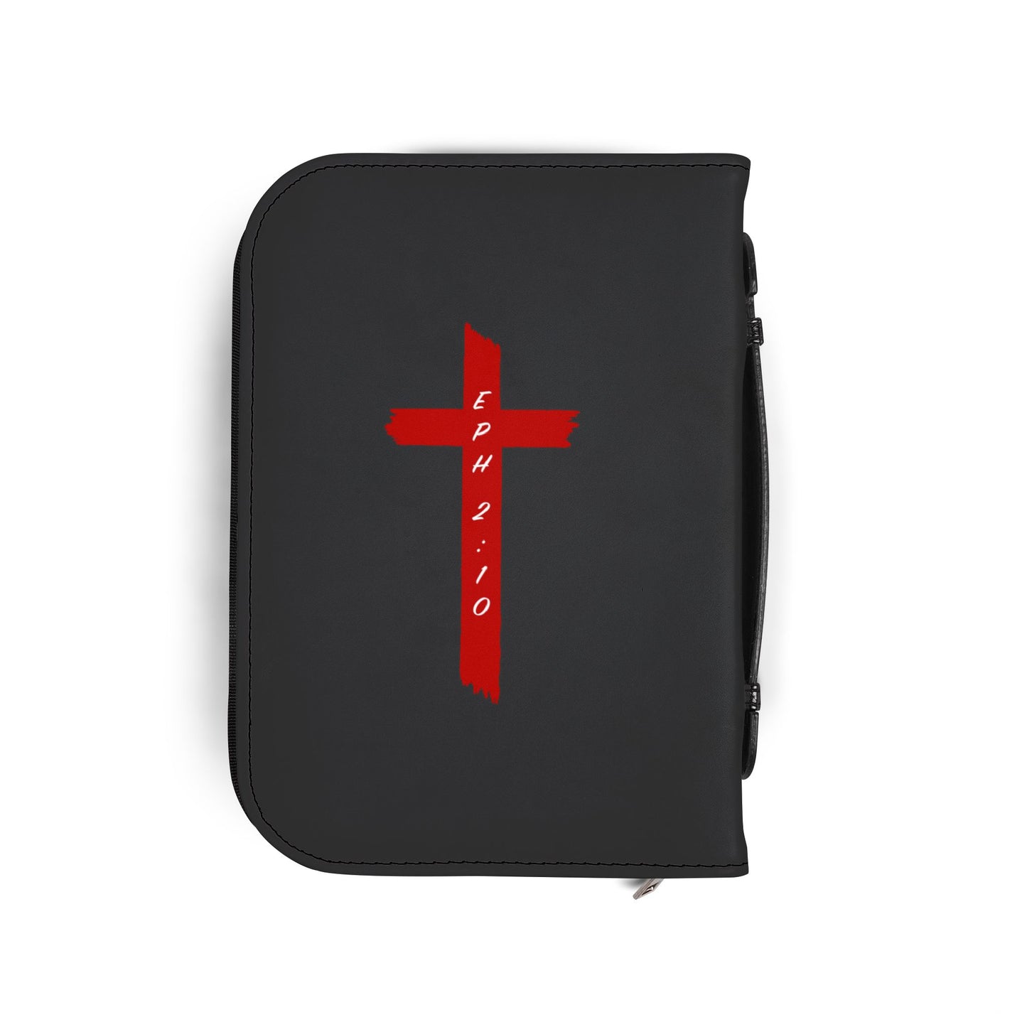 Bible Cover — "Created with Purpose" Zippered Scripture Case
