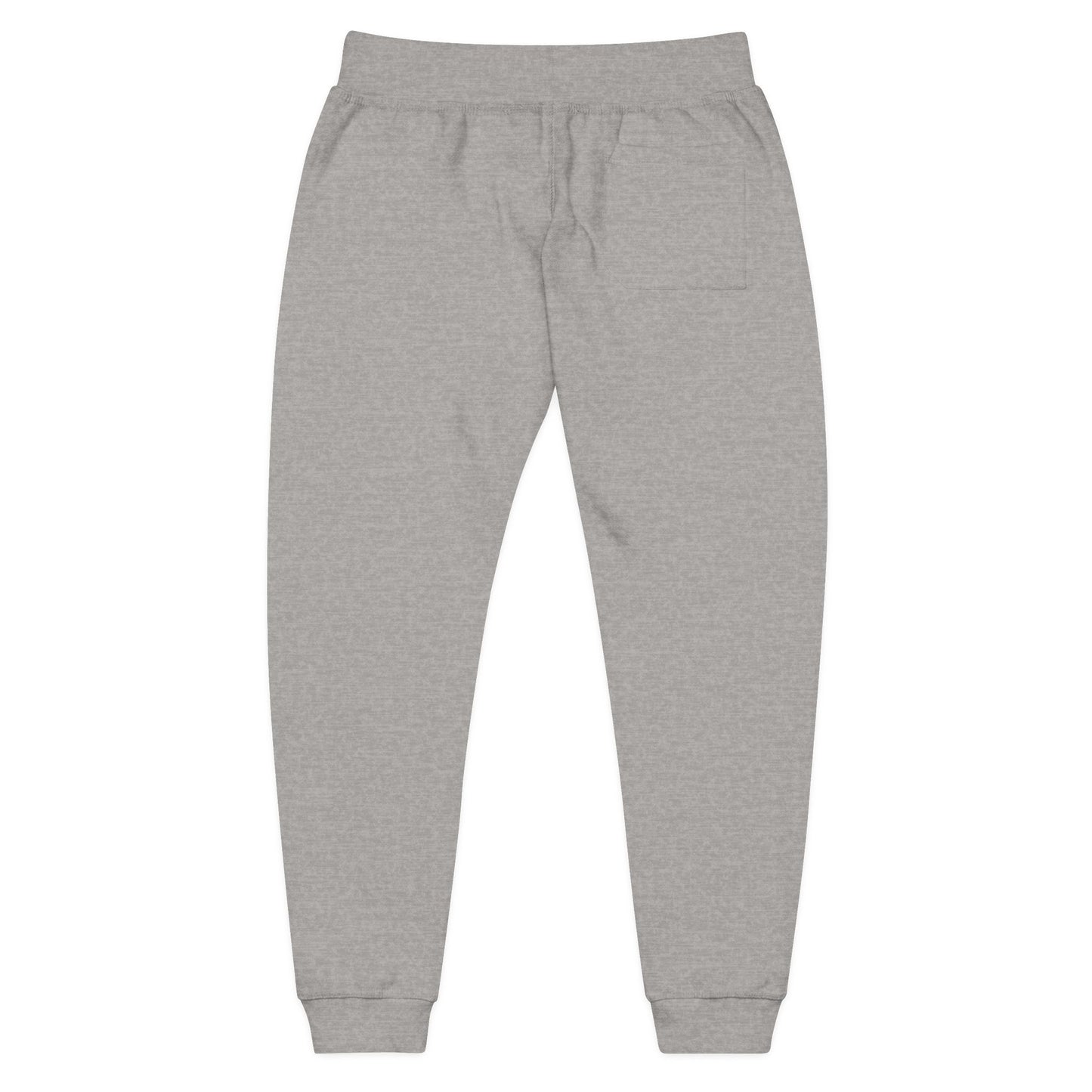 Embroidered Cross on the horizon Sweatpants — Minimalist Faith Fleece Joggers