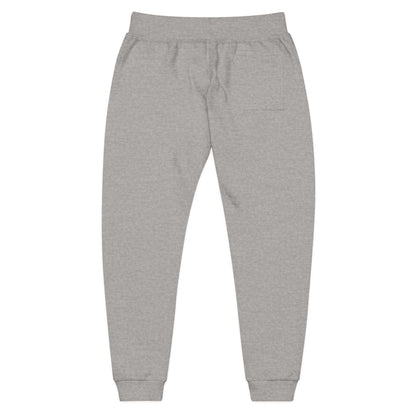 Embroidered Cross on the horizon Sweatpants — Minimalist Faith Fleece Joggers