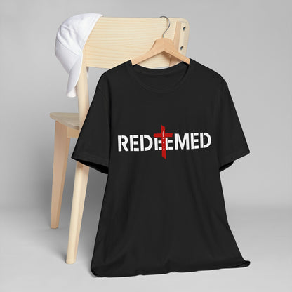 Redeemed T-Shirt — Christian Cross Faith Tee