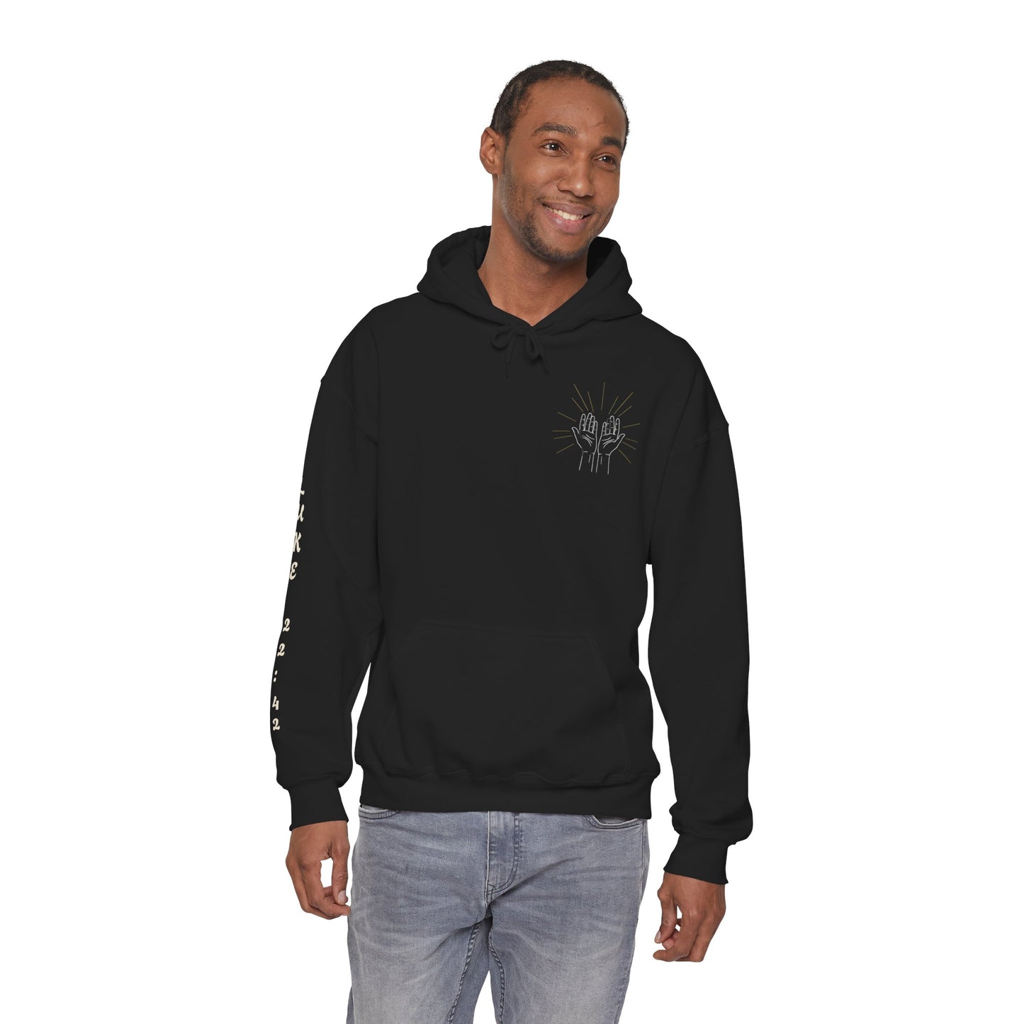 Surrender Hoodie — Christian Faith Cross Pullover ("Surrender, not my will but Yours")