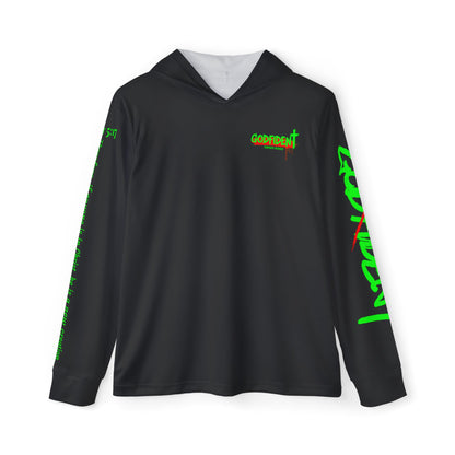 Godfident "Confident in Christ' Athletic Hoodie (green print)