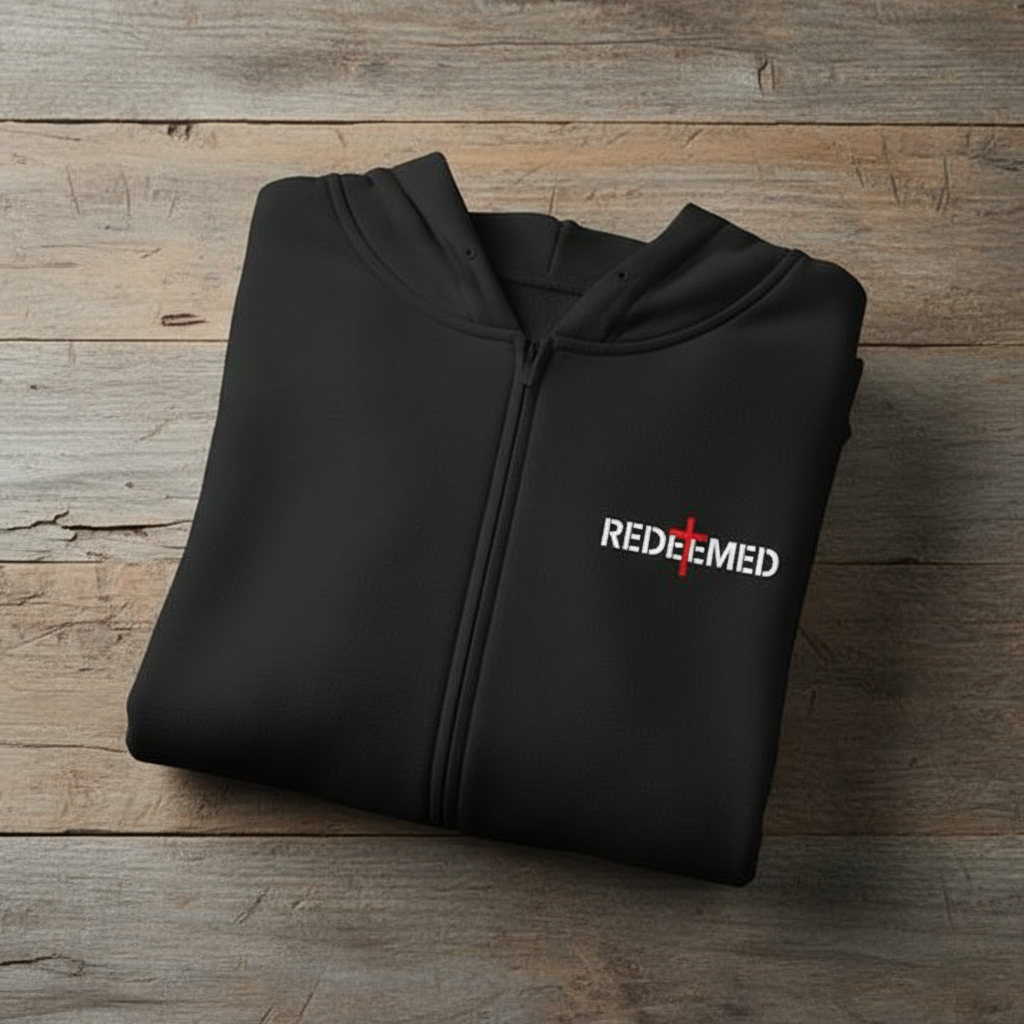 Redeemed Men’s Soft Hooded Sports Jacket