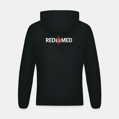 redeemed collection,Christian Streetwear,gym jacket,running jacket,faith-inspired apparel,casual men's jacket,athletic jacket,sports jacket,faith apparel,christian apparel