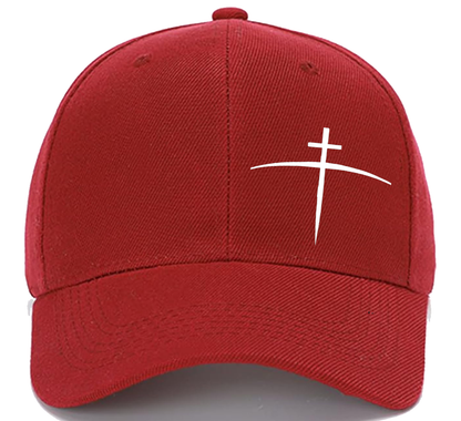 Cross on the Horizon Cap – Where Faith Meets the Streets - Red